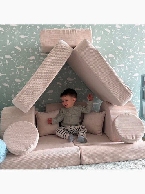Canapé enfant modulable Meow Baby SLIMCORDE 12 pièces - Kiabi