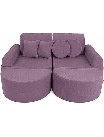 Canapé enfant modulable Meow Baby SLIMCORDE 12 pièces