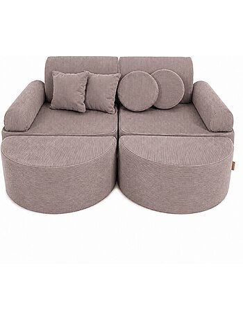 Canapé enfant modulable Meow Baby SLIMCORDE 12 pièces