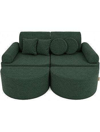 Canapé enfant modulable Meow Baby SLIMCORDE 12 pièces