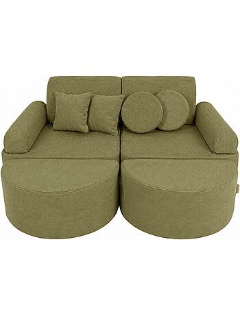 Canapé enfant modulable Meow Baby SLIMCORDE 12 pièces