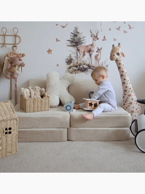 Canapé enfant modulable Meow Baby SLIMCORDE 4 pièces - Kiabi