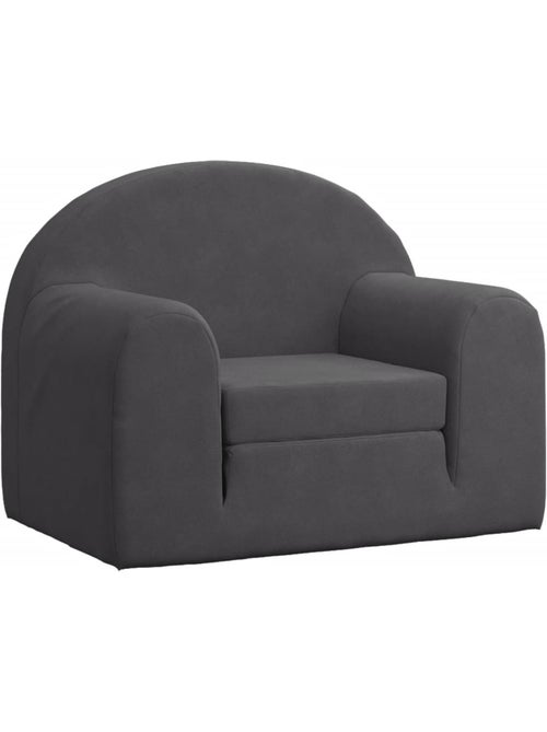 Canapé-lit enfant convertible en peluche clair à étoiles - vidaxl - Kiabi