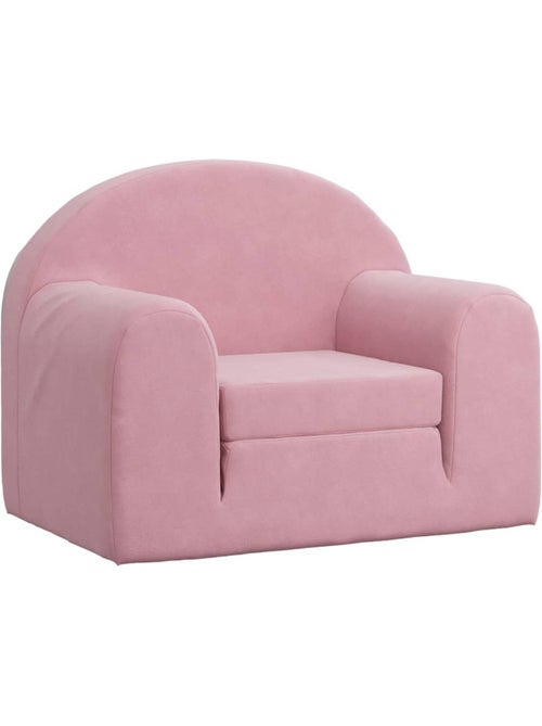 Canapé-lit enfant convertible en peluche clair à étoiles - vidaxl - Kiabi Canapé-lit enfant convertible en peluche clair à étoiles - vidaxl - Kiabi