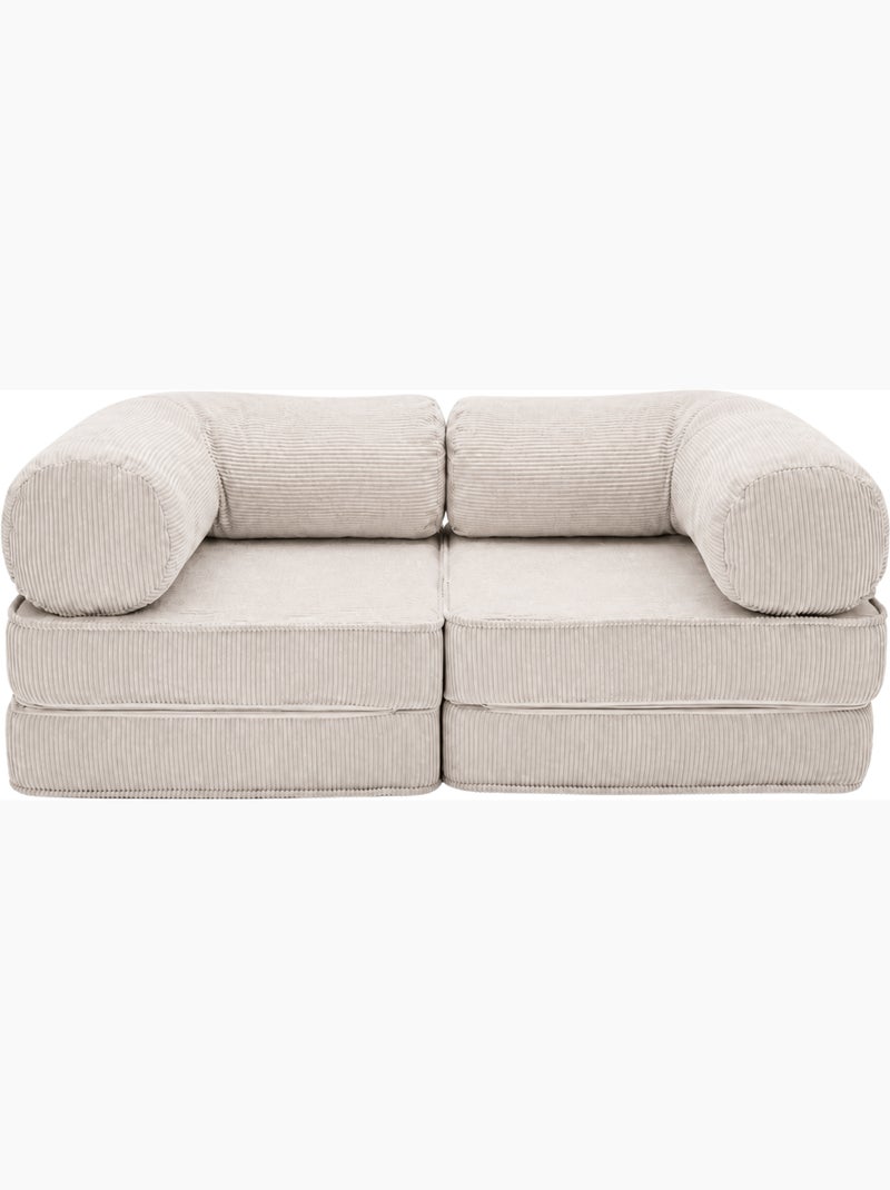 Canapé modulable 2 places Meow Baby SURB Duo 100 Beige - Kiabi