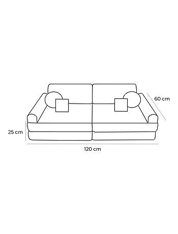 Canapé Enfant Convertible - Canape Dépliant et Confortable