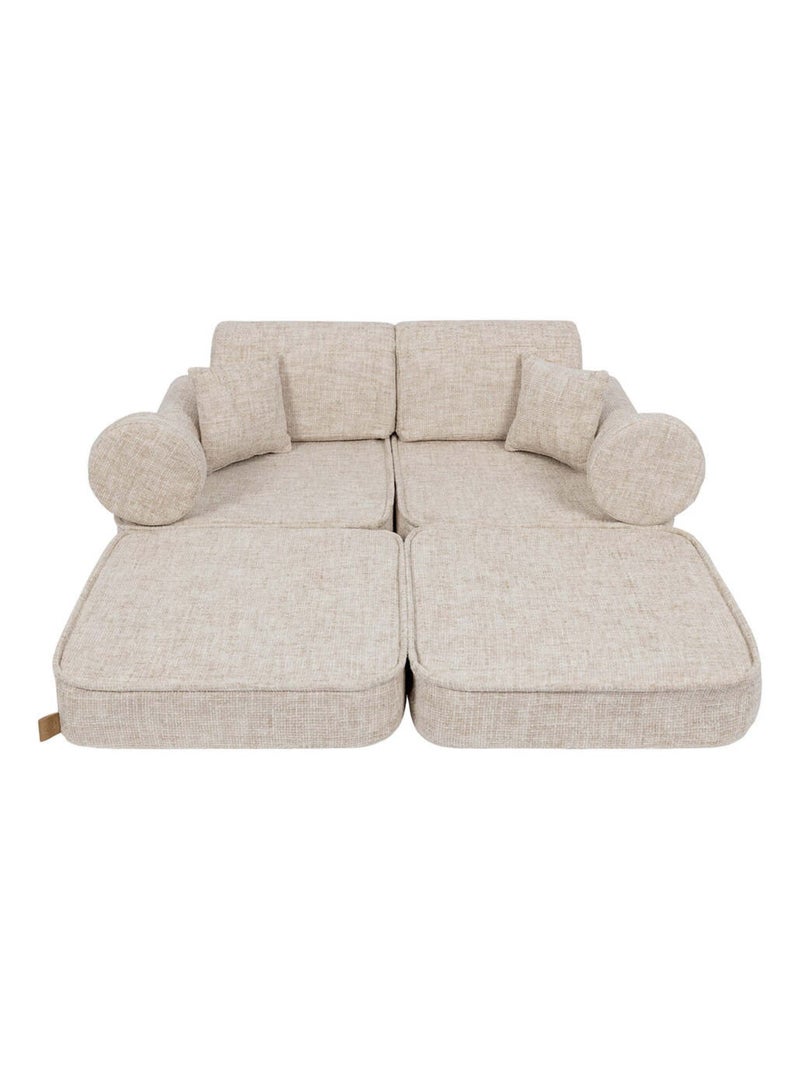 Canapé Modulable Enfant, Pocket Sofa Plus, Tangle, 120x60cm Beige - Kiabi