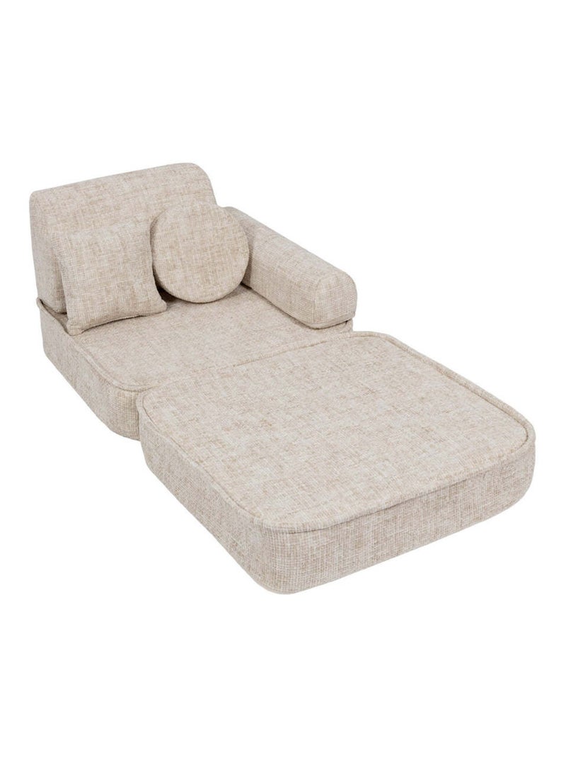 Canapé Modulable Enfant, Pocket Sofa Plus, Tangle, 120x60cm Beige - Kiabi