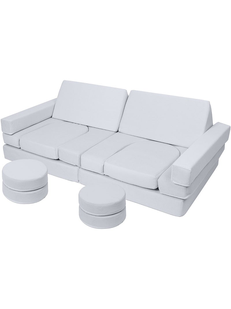 Canapé modulable enfants Blanc - Kiabi