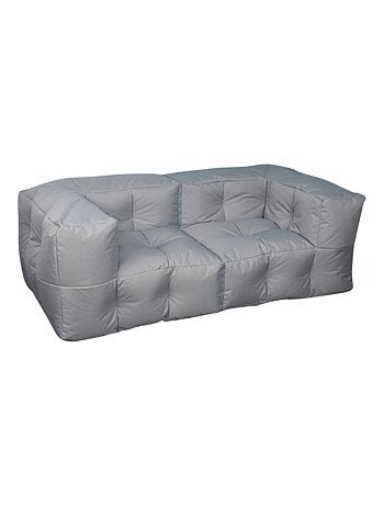 Canapé modulable extérieur imperméable 90 x 180 cm gris clair