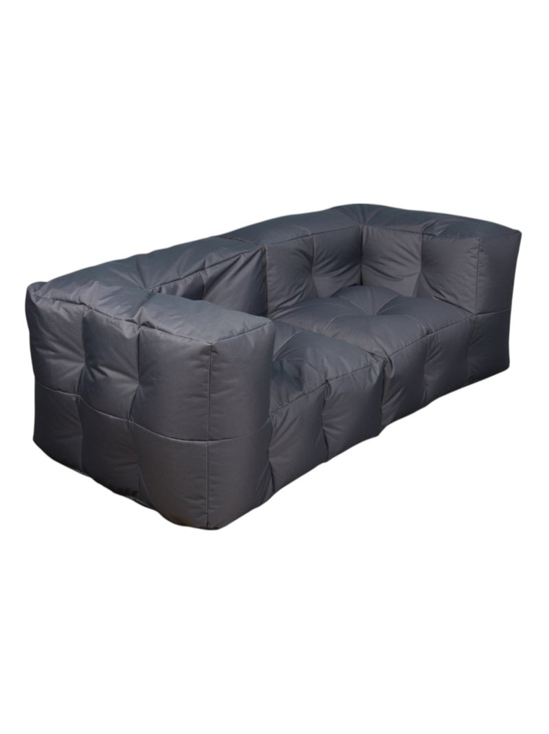 Canapé modulable extérieur imperméable 90 x 180 cm gris foncé Gris foncé - Kiabi