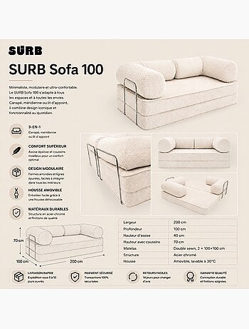 Canapé modulable Meow Baby SURB Sofa 100
