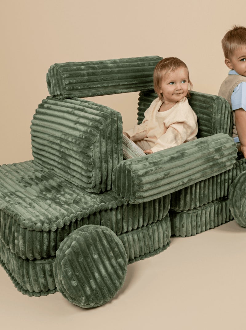 Canapé modulable pour enfants - 8 éléments- churros Rose - Kiabi