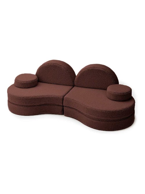 Canapé modulable pour enfants – Coccolo- BRUN FONCÉ - Kiabi