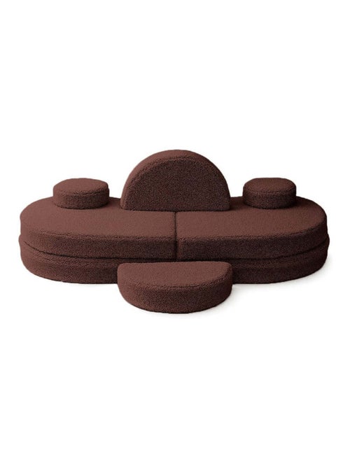 Canapé modulable pour enfants – Coccolo- BRUN FONCÉ - Kiabi
