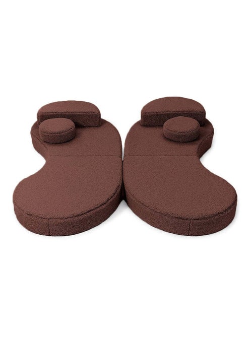 Canapé modulable pour enfants – Coccolo- BRUN FONCÉ - Kiabi