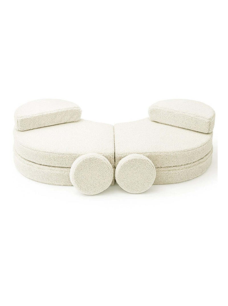 Canapé modulable pour enfants – Coccolo- CRÉME Crème - Kiabi