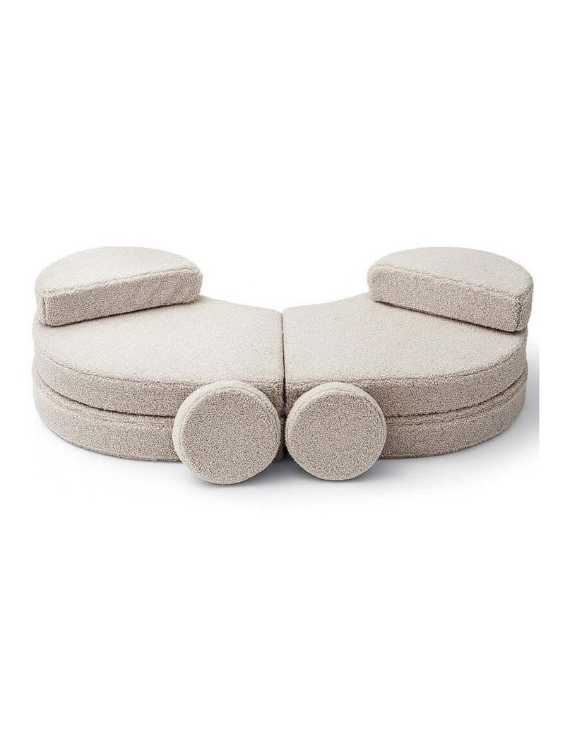 Canapé modulable pour enfants – Coccolo- GRIS CLAIR Gris Gris clair - Kiabi