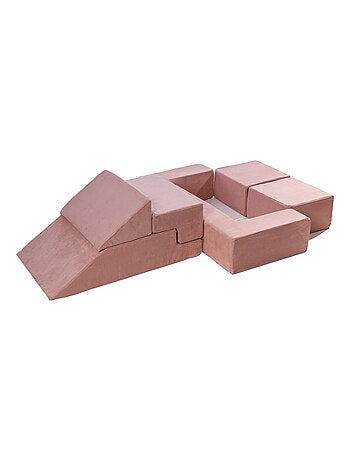 Canapé Modulaire pour Enfants - Blocs de Construction, Velvet