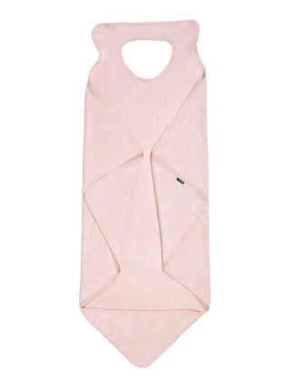 Candide - Cape de bain tablier XXL Parent/Bébé en viscose - 100x100 cm - Rose