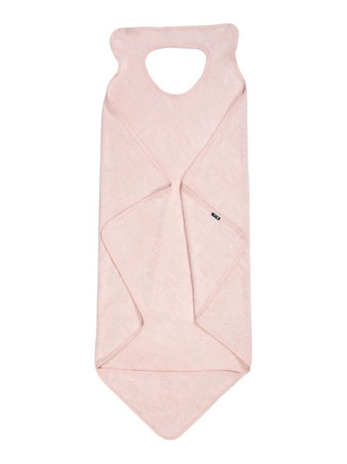 Candide - Cape de bain tablier XXL Parent/Bébé en viscose - 100x100 cm - Rose - Kiabi