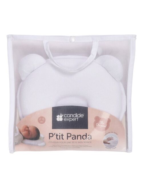 Candide - Coussin cale tête bébé P'tit Panda - Blanc - Kiabi