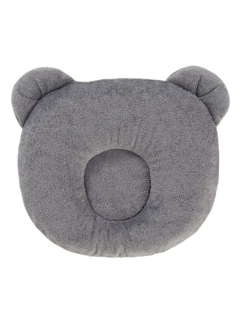 Candide - Coussin cale tête bébé P'tit Panda - Gris foncé Gris foncé - Kiabi