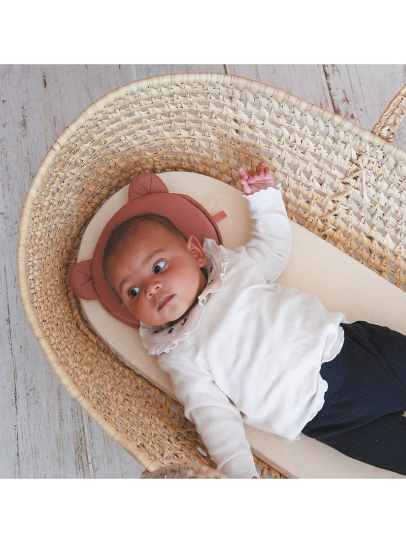 Candide - Coussin cale tête bébé P'tit Panda Air+ Marsala Orange - Kiabi