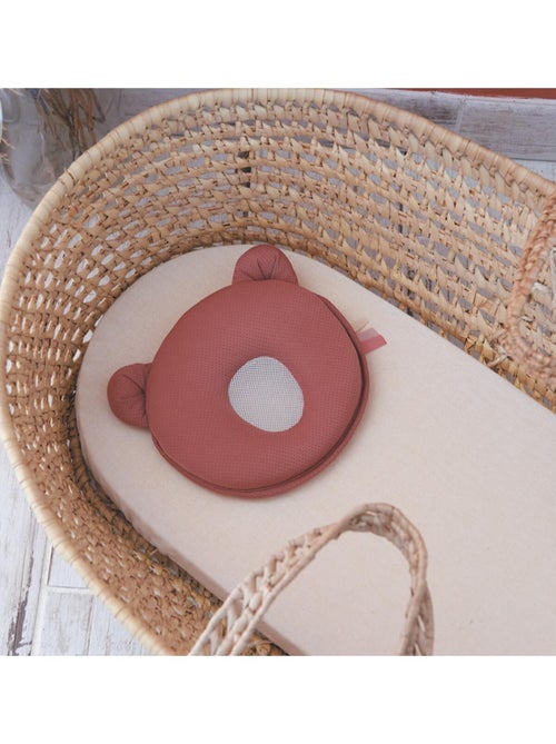 Candide - Coussin cale tête bébé P'tit Panda Air+ Marsala - Kiabi