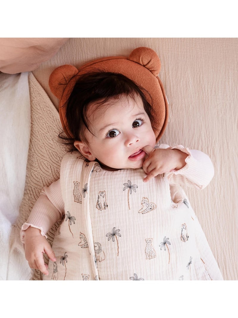 Candide - Coussin cale tête bébé P'tit Panda cassonade Orange - Kiabi