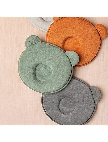 Candide - Coussin cale tête bébé P'tit Panda Kaki