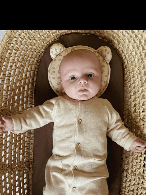 Candide - Coussin cale tête bébé P'tit Panda Léopard - Kiabi