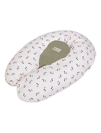 Candide - Coussin d'allaitement et de grossesse 3en1 Multirelax Cerises