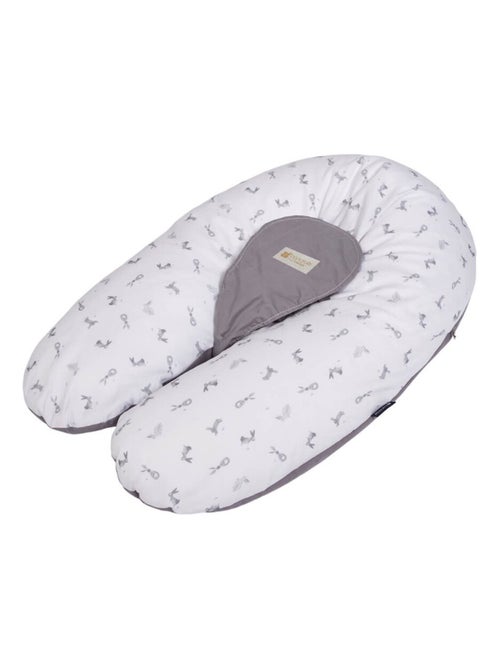 Candide - Coussin d'allaitement et de grossesse 3en1 Multirelax Lapins - Kiabi