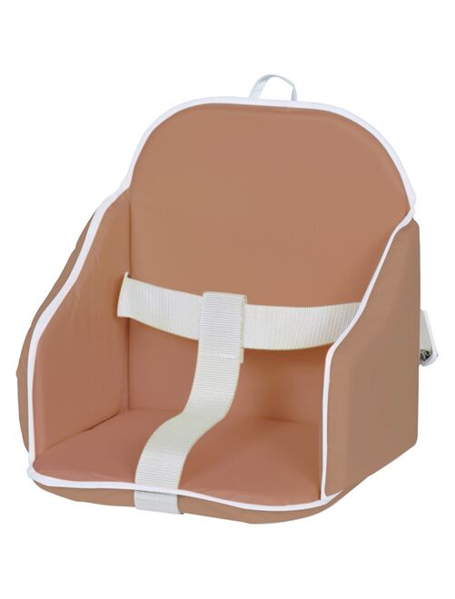 Candide - Coussin de chaise PVC avec sangles de sécurité cassonade - Kiabi