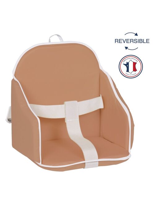 Candide - Coussin de chaise PVC avec sangles de sécurité cassonade - Kiabi