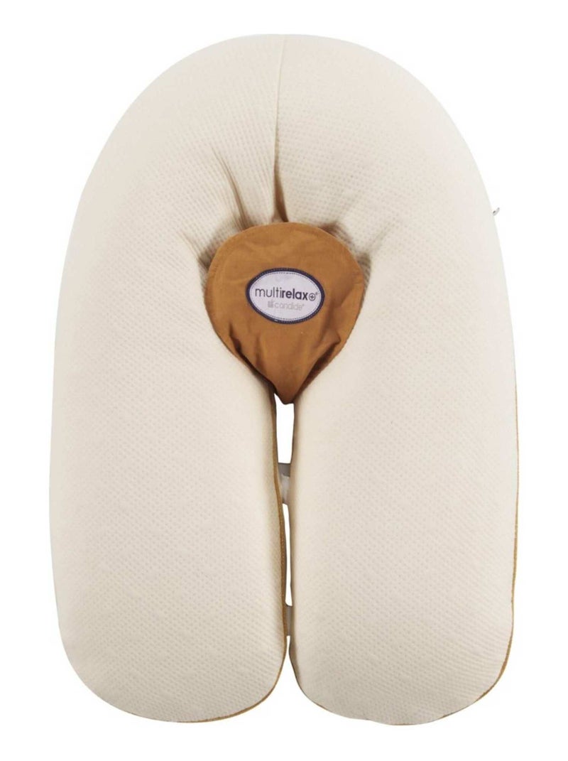 Candide - Coussin de maternité et d'allaitement Multirelax Coton Beige - Kiabi