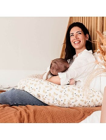 Candide - Housse coussin d'allaitement et de grossesse multirelax colombes