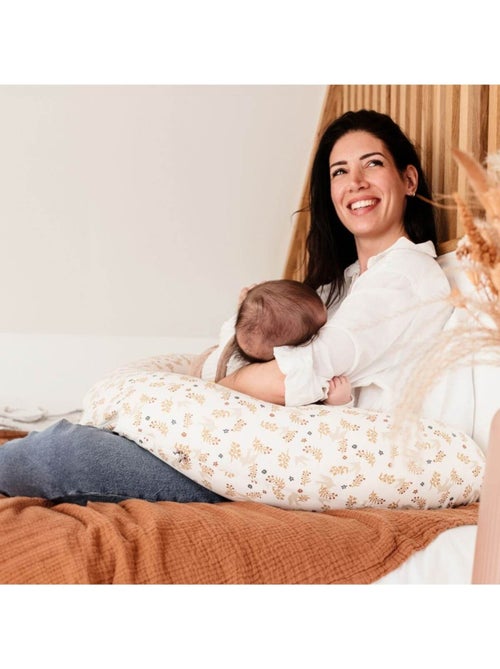 Candide - Housse coussin d'allaitement et de grossesse multirelax colombes - Kiabi Candide - Housse coussin d'allaitement et de grossesse multirelax colombes - Kiabi