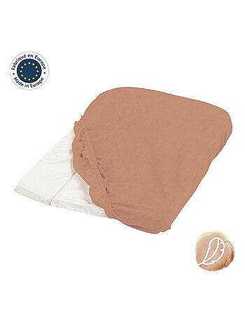 Candide - Housse de matelas à langer cassonade éponge 50x75cm