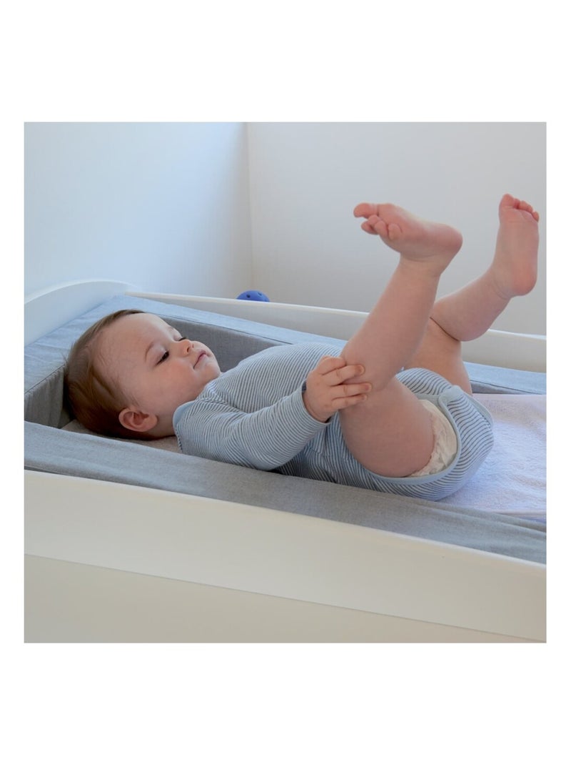 Candide - Matelas à langer douillet évolutif Gris - Kiabi