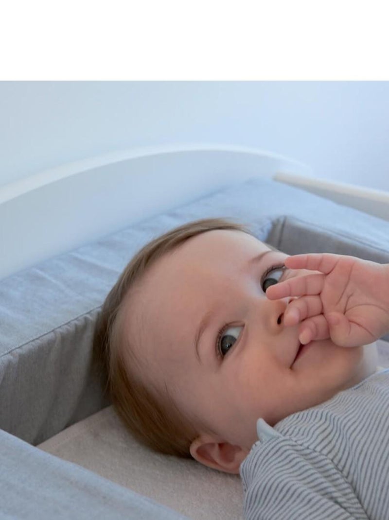 Candide - Matelas à langer douillet évolutif Gris - Kiabi