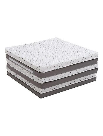 Candide - Maxi tapis de jeu b?b? Etoiles grises
