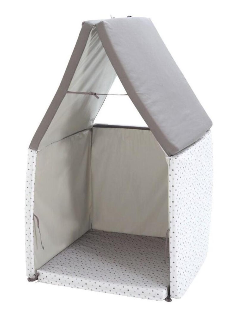Candide - Maxi tapis de jeu b?b? Etoiles grises Blanc Gris - Kiabi