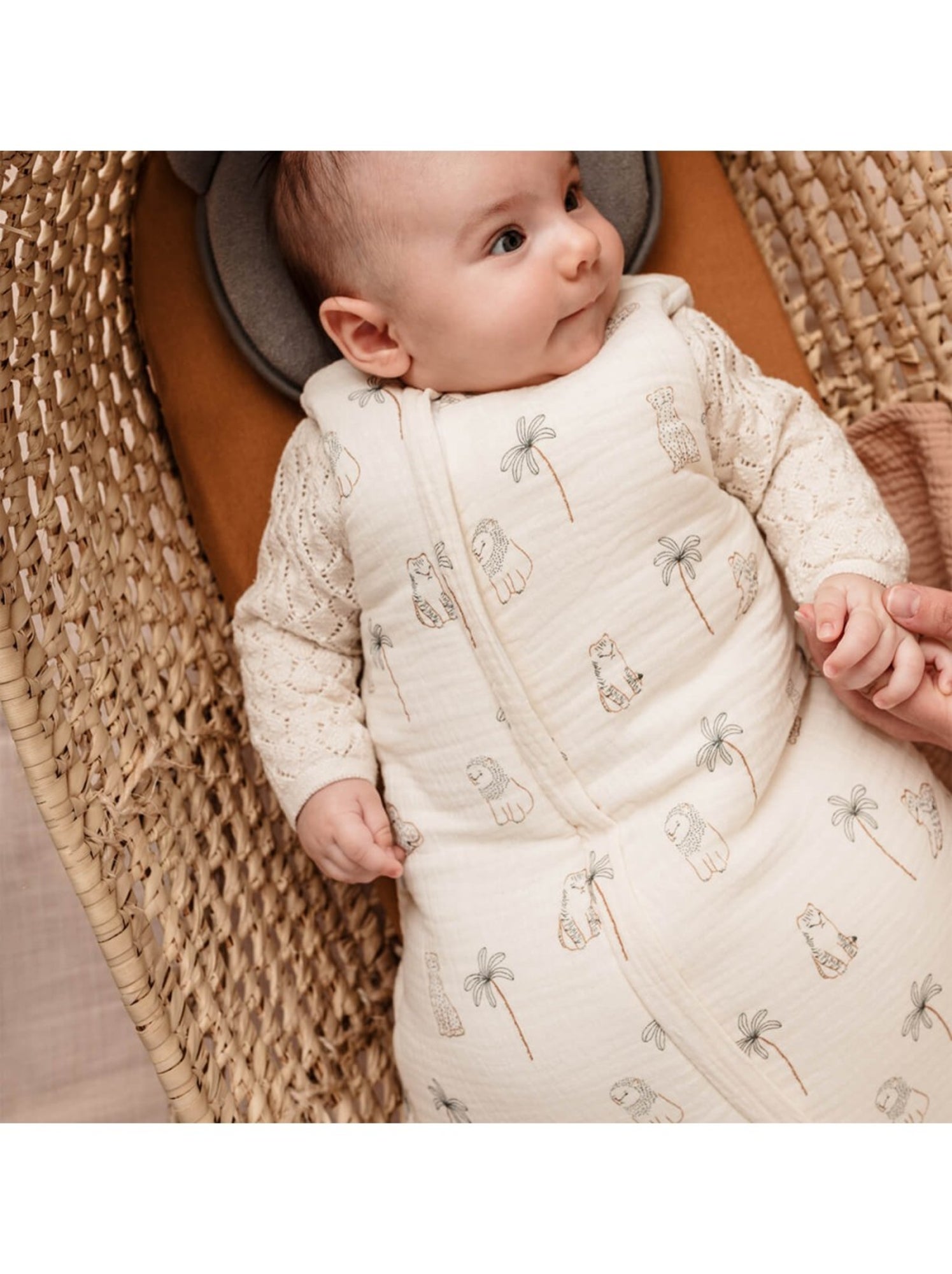Candide Kuscheldecke Für Babys, 105x146 Cm, Beige Mit Teddy-Applikation – Superflauschig & Bei 30°C Waschbar