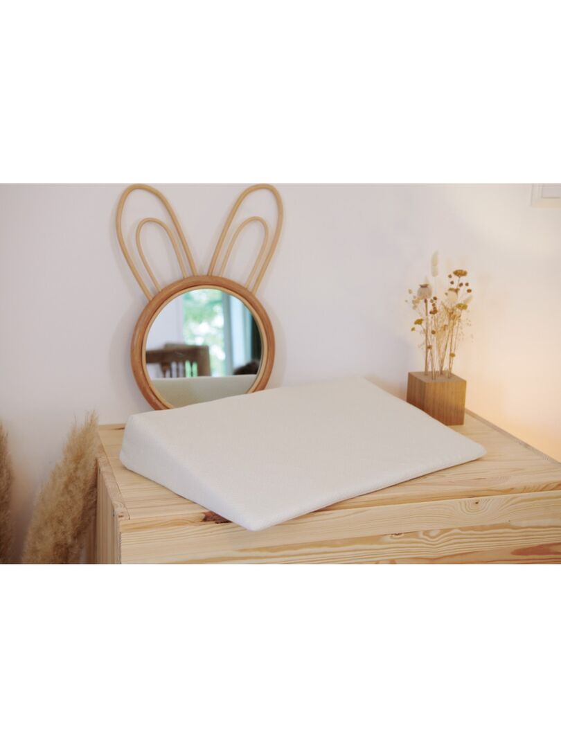 Candide - Plan incliné 10° coton pour lit 60x120cm Blanc - Kiabi