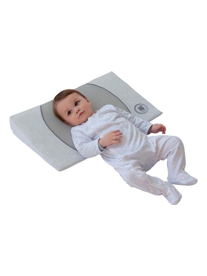 Candide - Plan incliné bébé Air+ 10° pour lit 60x120cm Gris - Kiabi