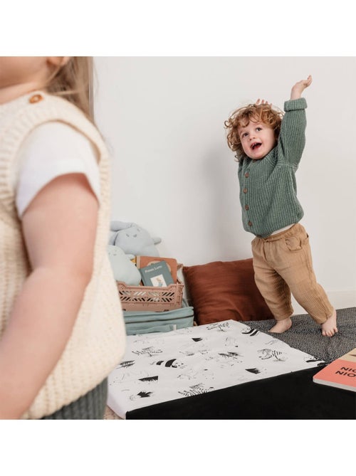 Candide - Tapis de jeu bébé  - 120x120x4cm - Kiabi