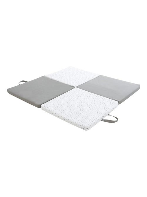 Candide - Tapis de jeu bébé multifonction - 120x120x4cm - Kiabi