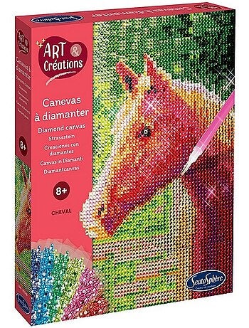 Canevas à diamanter Art & Créations : Cheval